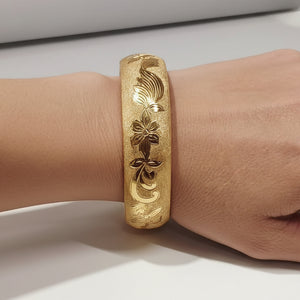 Bracelet Manchette Or Jaune 18K - 20.80Grs