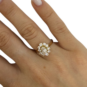 Bagues en Or jaune 18K - Taille 51