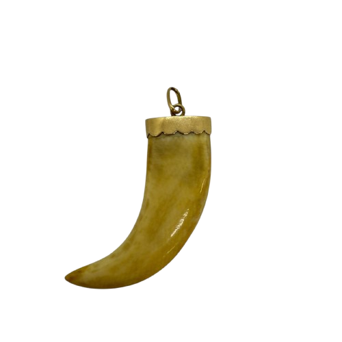 Pendentif griffe en or jaune 18 carats - 4.84 Grs