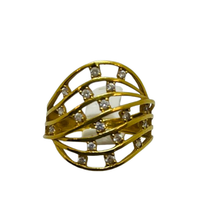 Bague en or jaune 18K Taille-54