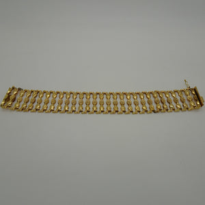 Bracelet Manchette en Or Jaune 18K 20.10 Grs