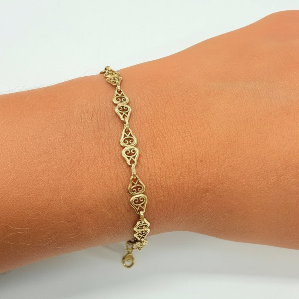 Bracelet Maille en Or Jaune 18K - 4.34g