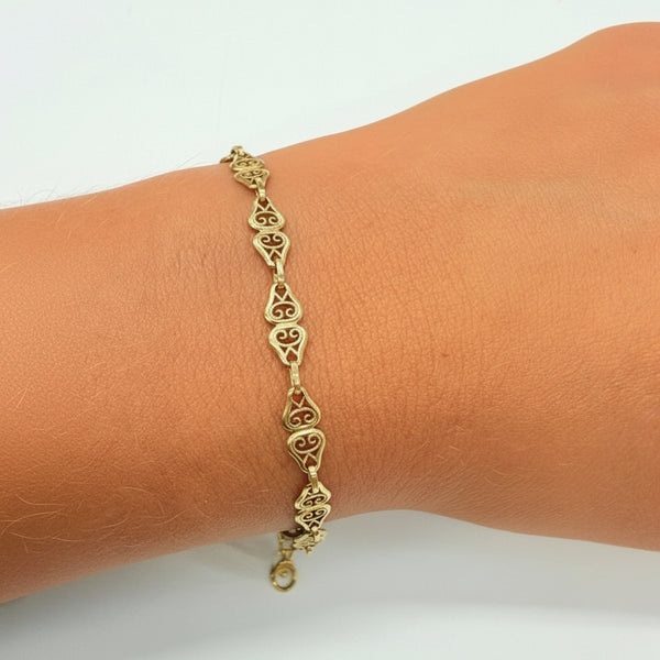Bracelet Maille en Or Jaune 18K - 4.34g