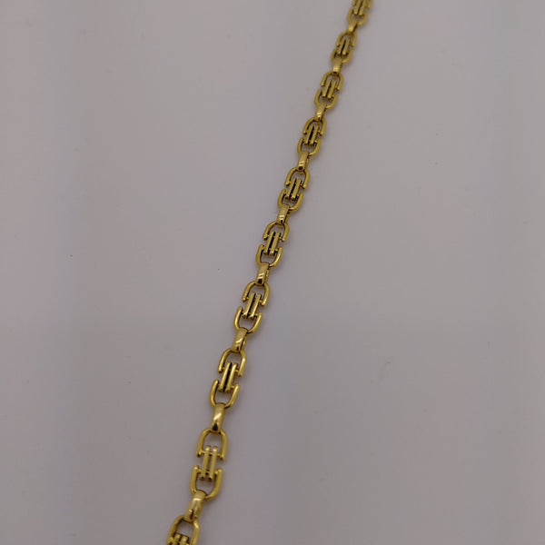 Bracelet Maillon Marine en Or Jaune 18K 13.81 Grs