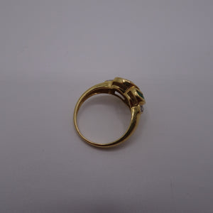 Bagues en Or Jaune 18K Taille-55