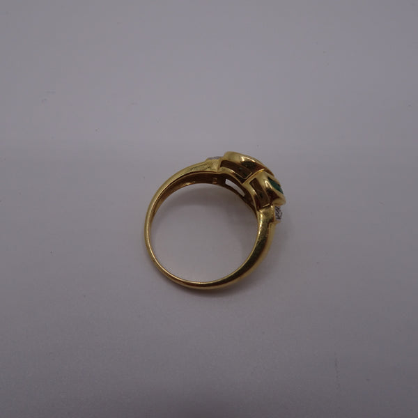 Bagues en Or Jaune 18K Taille-55