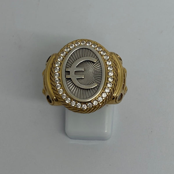 Bague Chevalière Or 18 K - Taille 57 -  9.78 G