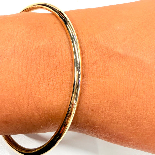 Bracelet Jonc Or Jaune 18k - Poids 30.44 Grs