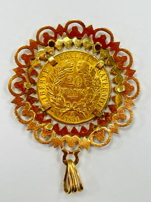 Pièce en Or jaune 20K - 12.92G