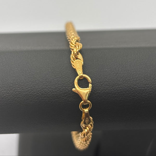 Bracelet en Or Jaune 18K - 3.48g