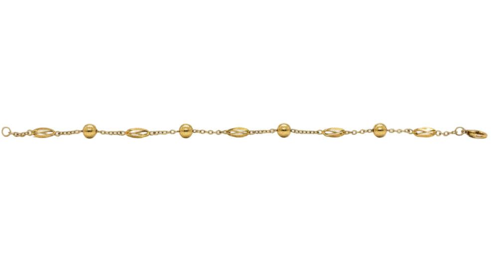 Bracelet en or jaune 18 K - 4.44 G Longueur - 20cm