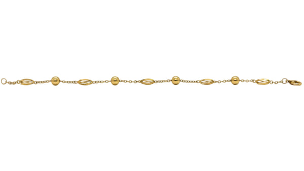 Bracelet en or jaune 18 K - 4.44 G Longueur - 20cm