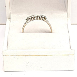 Bague Or Blanc 18 K - Taille 56 - 2.78 G