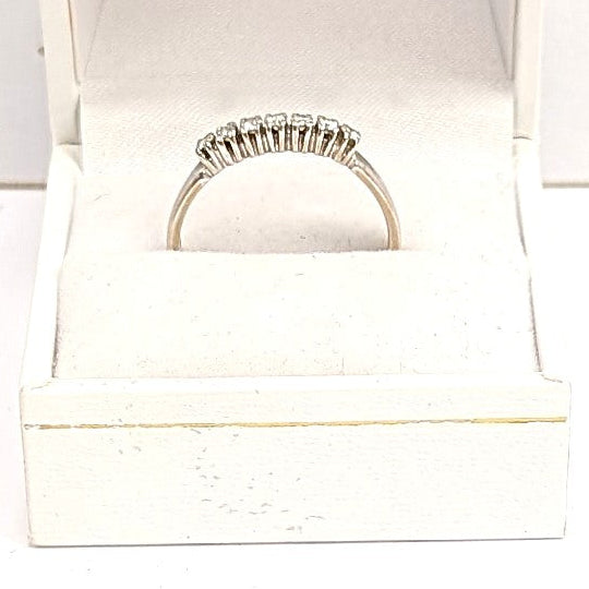 Bague Or Blanc 18 K - Taille 56 - 2.78 G