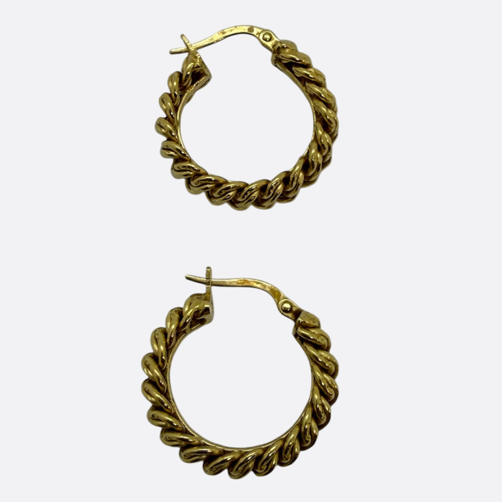 Créoles et demi créoles en Or jaune 18K - 5.53g