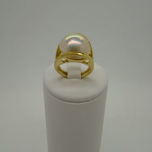 Bague Or Jaune 18K Taille-54