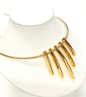 Collier ras du cou en or jaune 18K - 18.73g