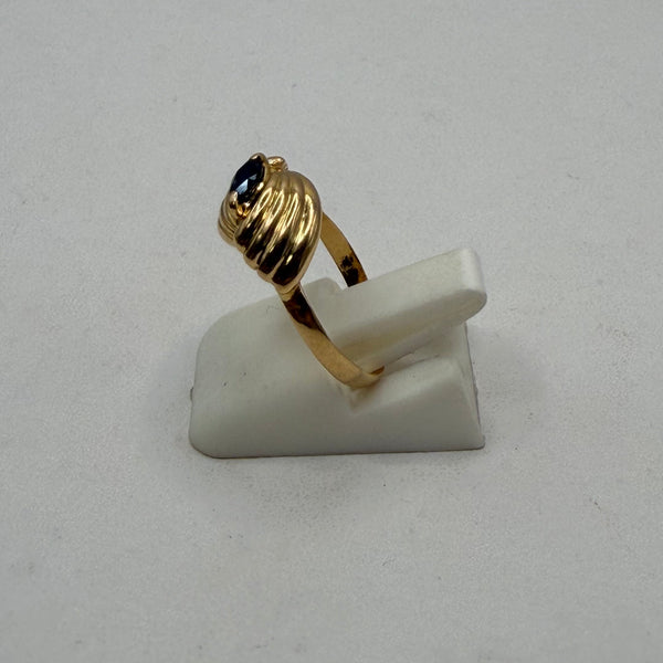 Bague en or jaune 18 K - Taille 52 - 1.71 G
