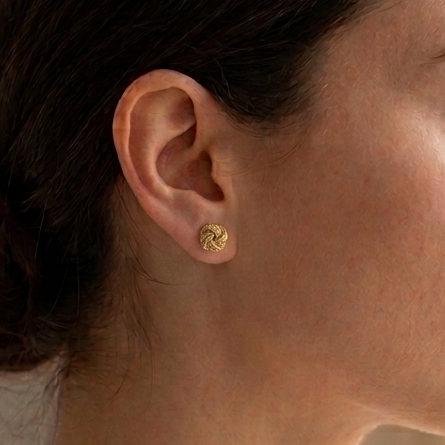 Boucles d'oreilles en Or jaune 18K - 2.17G