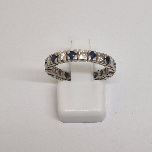 Bague en Or Gris 18K Taille-51
