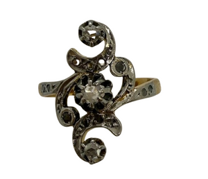 Bagues en or jaune 18K Taille-53
