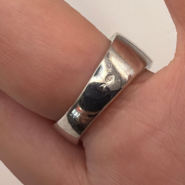 Bague en Or Blanc 18K avec Diamants