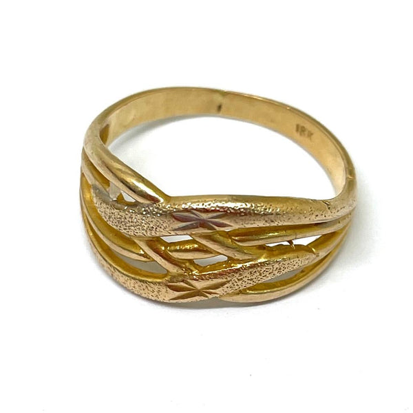 Bague Alliance Or Jaune 18K - 2.83 G