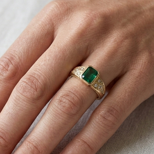 Bague en Or Jaune 18 K - Taille 54