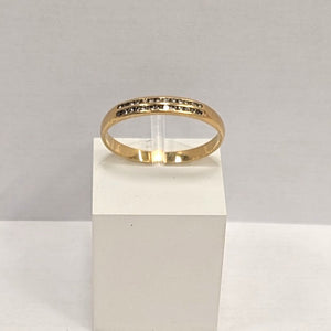 Bague Jonc en Or Jaune 18K - Taille 48 - 3.26G