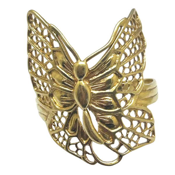 Bague Libellule Or Jaune 18K
