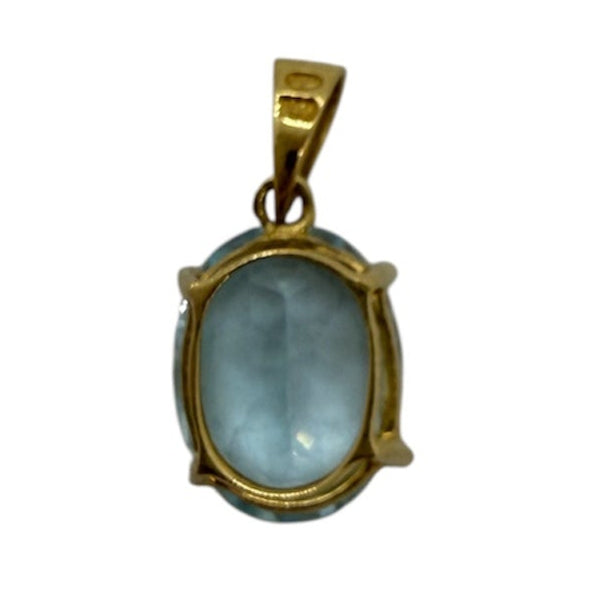 Pendentif Solitaire en Or Jaune 18K 1.01 Grs