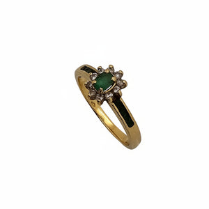 Bagues Marguerite Or Jaune 18K - 3.03 G