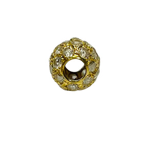 Pendentif Boule Or 18 Carats avec Zirconium
