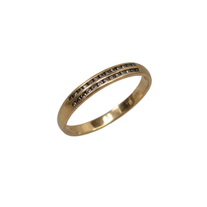 Bague Alliance en Or Jaune 18K - Taille 54 - 1.45 Grs