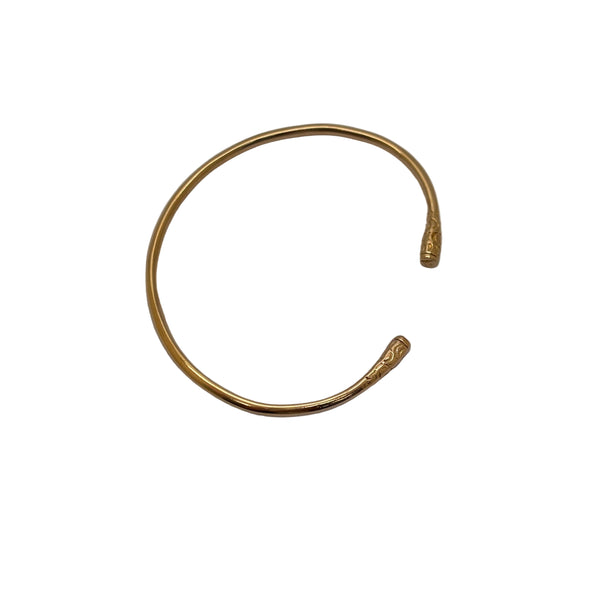 Bracelet Jonc Or Jaune 750/1000 18 Carats 14.03 Grs