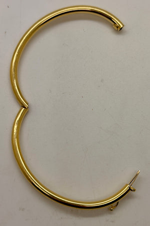 Bracelet Jonc Ouvert en Or Jaune 18K 8.25 Grs