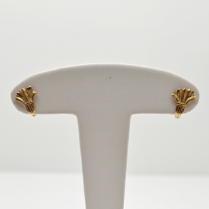 Boucles d'oreilles Art Déco en or jaune 18k - 1.61 G