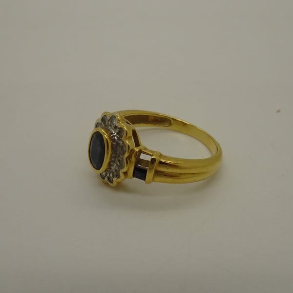 Bague Marguerite Or Jaune 18K Taille-55