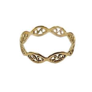 Bague Alliance en Or Jaune 18k - 1.13 G