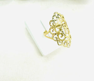 Bague filigrane en Or Jaune