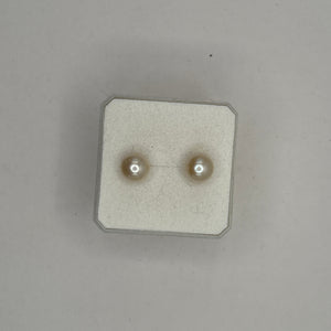 Boucles d'Oreilles en Perles de Culture en Or avec Fermoir Poussette