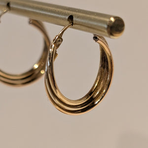 Créoles en Or Jaune 18K 1.16 Grs