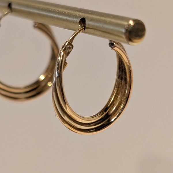 Créoles en Or Jaune 18K 1.16 Grs