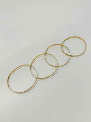 Bracelet Jonc Or Jaune 18k Tête d'Aigle
