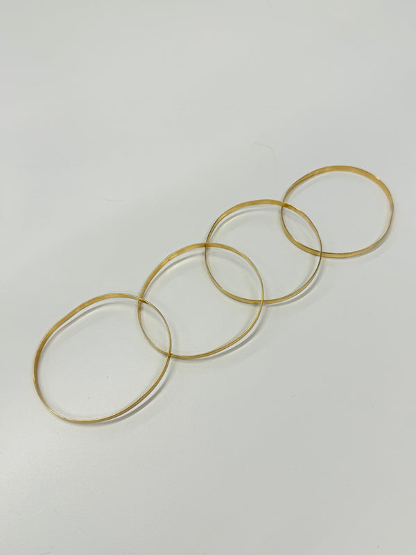 Bracelet Jonc Or Jaune 18k Tête d'Aigle