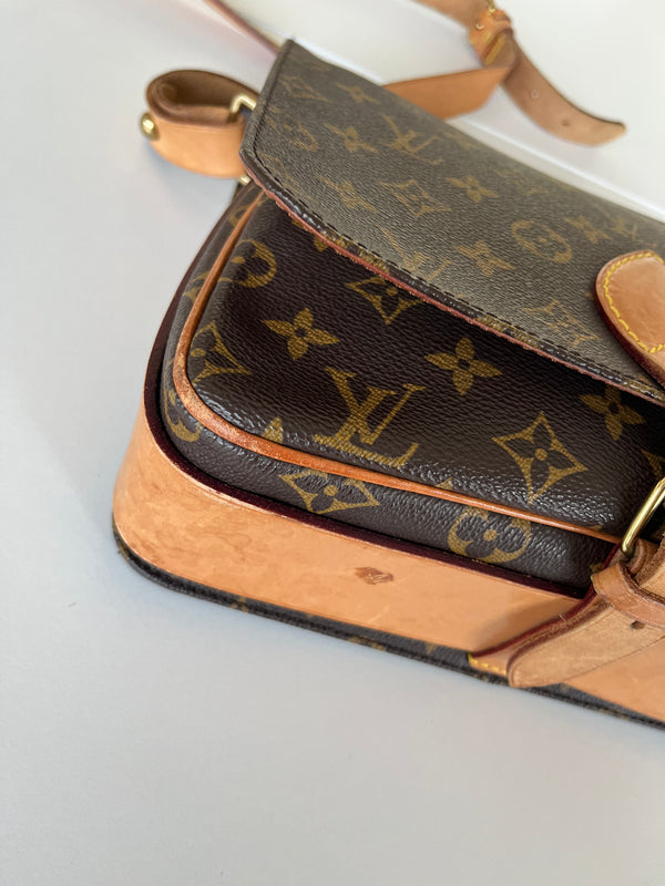 Sac Louis Vuitton Cartouchière en Toile Monogramme Vintage