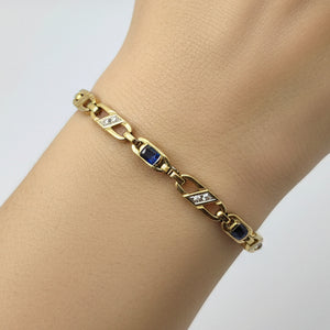 Bracelet Gourmette en Or Jaune 18 Carats