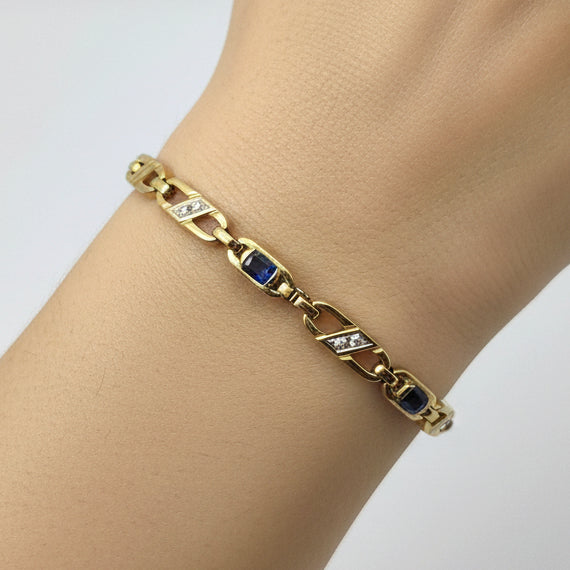 Bracelet Gourmette en Or Jaune 18 Carats
