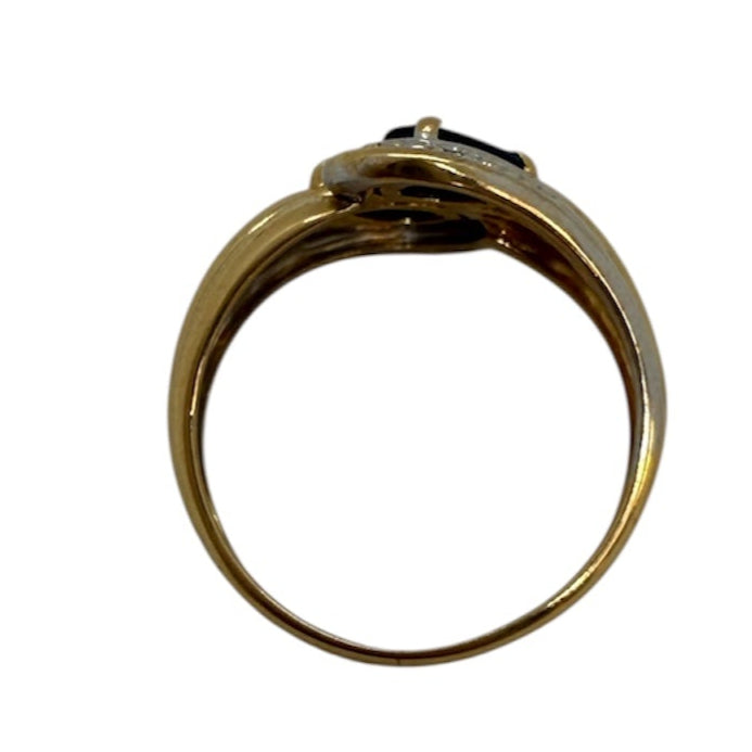 Bague en Or Jaune 18K Taille-53