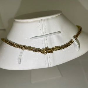 Collier Ras du Cou en Or Jaune 18K 12.12 Grs